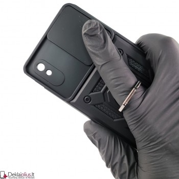 5in1 smūgiams atsparus dėklas su žiedu ir kameros apsauga (Xiaomi Redmi 9A)